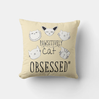Coussin Le chat "pécheresse" observé