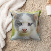 Coussin Le chaton monte un vélo (Couverture)