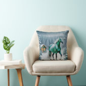 Coussin Le Cheval Vert Enchanté (Chaise)