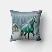 Coussin Le Cheval Vert Enchanté (Verso)