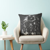Coussin Le Chevalier Déchu par BurnsInHell (Chaise)