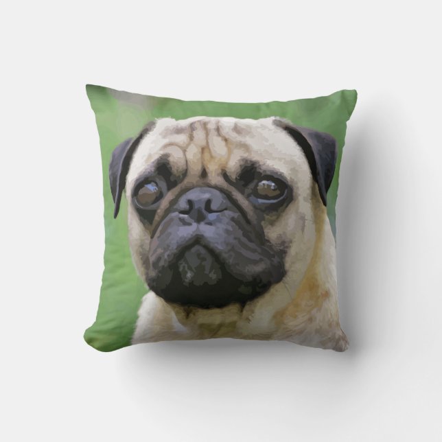 Coussin Le chien de carlin (Recto)