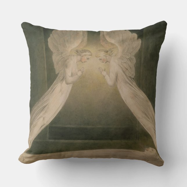 Coussin Le Christ dans la tombe, gardée par des anges (Recto)