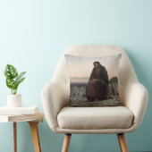 Coussin Le Christ dans le désert (par Ivan Kramskoi) (Chaise)