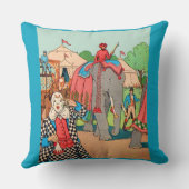 Coussin Le cirque arrive en ville (Verso)