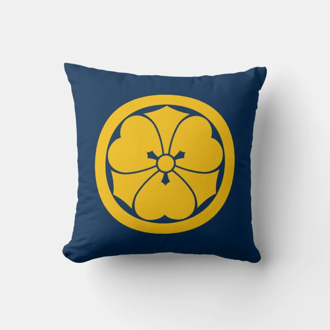 Coussin Le clan samouraï japonais de Sakai lundi (Recto)
