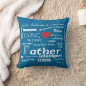 Coussin Le coeur Attribut-Rouge du meilleur (Couverture)