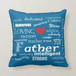 Coussin Le coeur Attribut-Rouge du meilleur