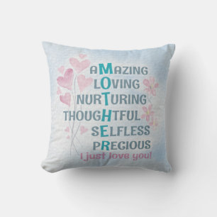 Coussin Le coeur de la mère