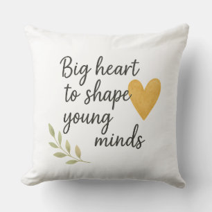 Coussin Le cœur de l'enseignement