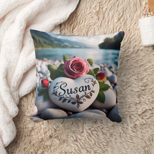 Coussin Le coeur de Susan au bord de la rivière (Couverture)