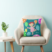 Coussin Le coeur personnalisé de petit gâteau de (Chaise)