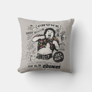 Coussin Le Collage Retro de Goonies Chunk