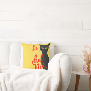 Coussin Le Conversation Noir coloré moderne