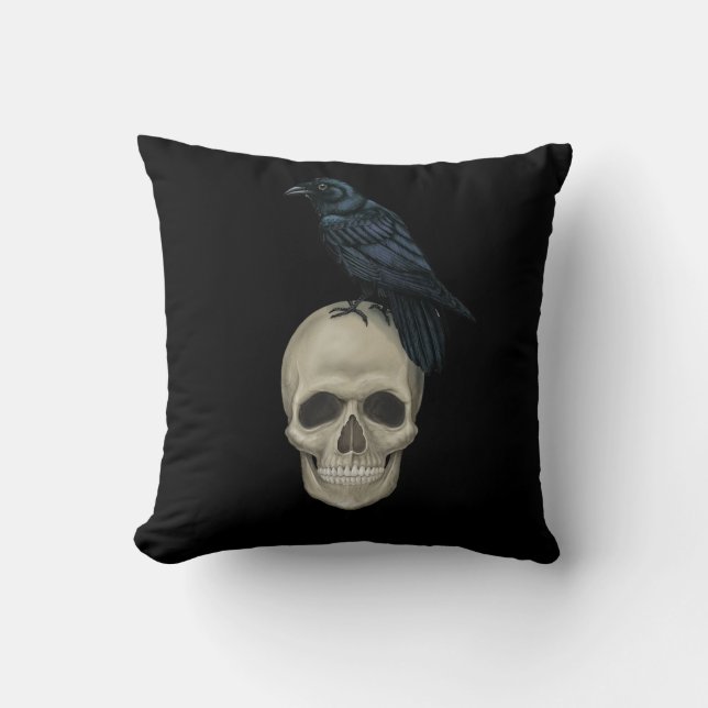 Coussin Le Corbeau (Recto)