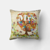 Coussin Le coton est le 2ème anniversaire de la forêt ench (Verso)