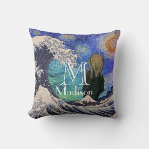 Coussin Le cri de la nuit étoilée