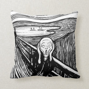 Coussin Le cri perçant par Edvard Munch