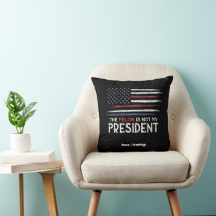 Coussin Le criminel n'est pas mon président - Tenez tête à