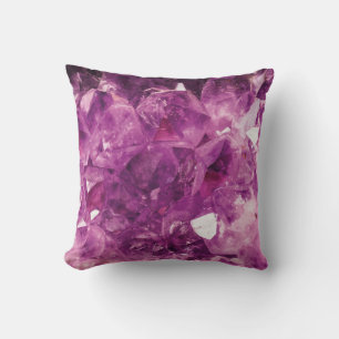 Coussin Le cristal de violet