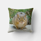Coussin Le Cute Chipmunk A L'Oeil Sur Vous (Verso)