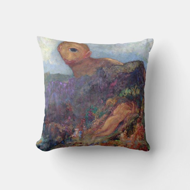 Coussin Le Cyclope, Redon, 1898-1900 (Recto)