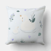 Coussin Le Cygne Couronné (Recto)