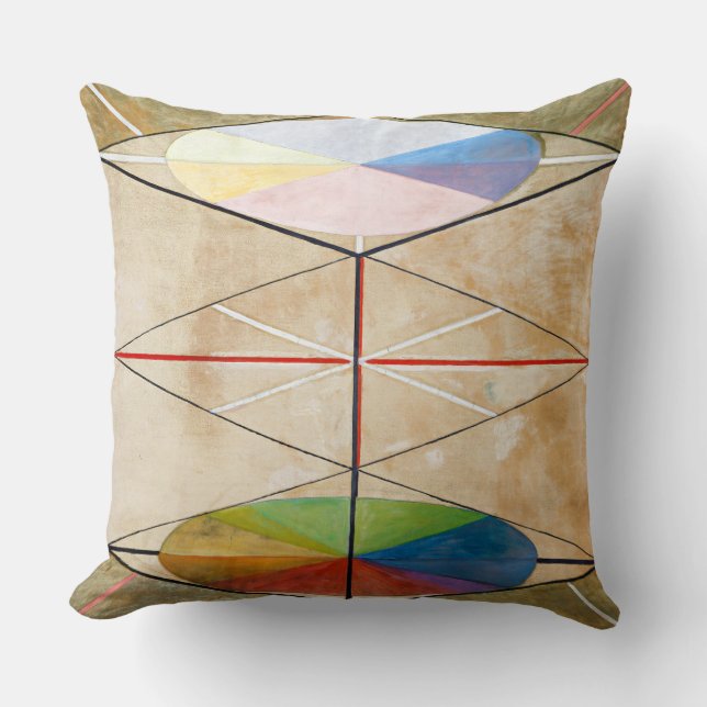 Coussin Le cygne n° 23 | Hilma af Klint | (Recto)