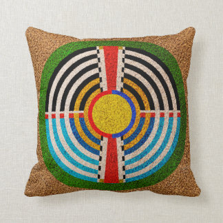 Coussin Le Dakota - conception de médaillon de Blackfeet