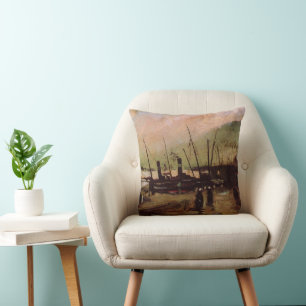 Coussin Le De Ruijterkade à Amsterdam par Vincent van Gogh