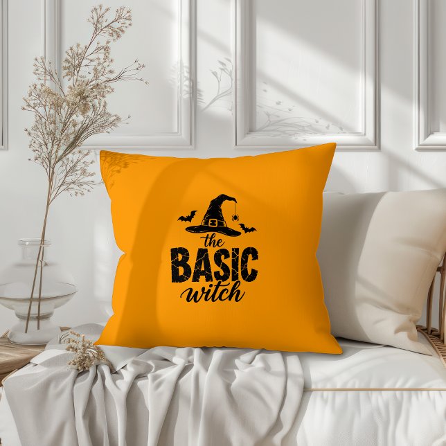Coussin Le design de base de sorcière Halloween correspond (Créateur téléchargé)