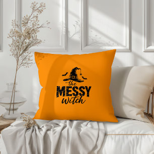 Coussin Le design Halloween assorti de la sorcière désordo
