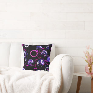 Coussin Le design néon. Commandez dès maintenant 