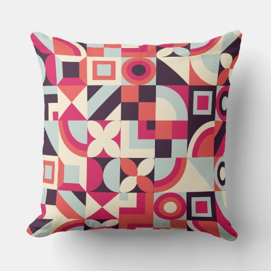 Coussin Le design unique abstrait de motif de forme. (Recto)