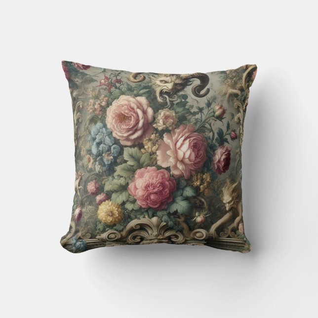 Coussin Le Devourer de Bloom & Bone - gothique victorien (Recto)