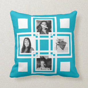 Coussin Le double de photos de do-it-yourself Instagram a