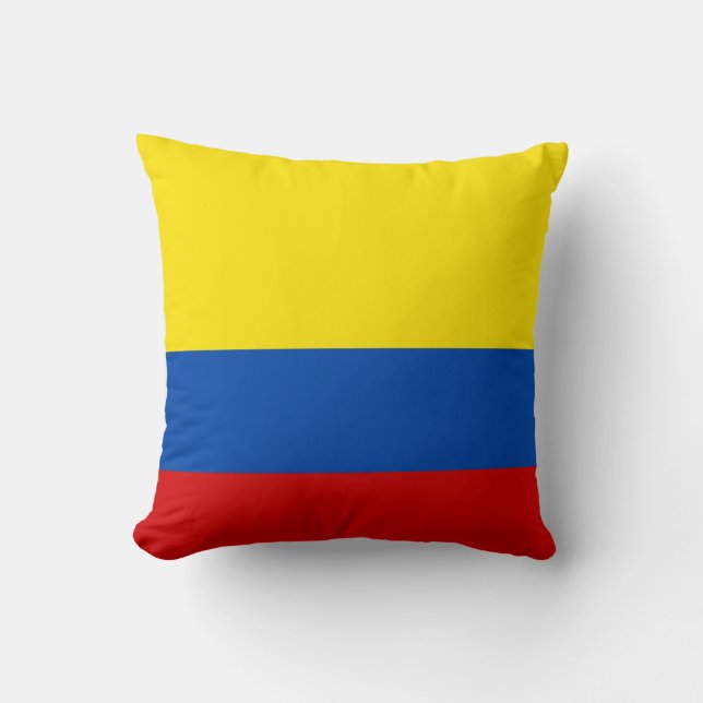 Coussin Le drapeau de la Colombie (Recto)