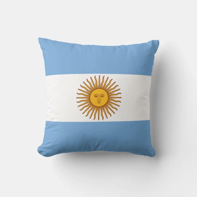 Coussin Le drapeau de l'Argentine (Recto)