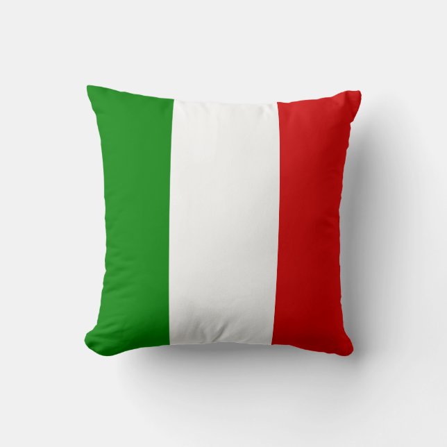 Coussin Le drapeau de l'Italie (Recto)
