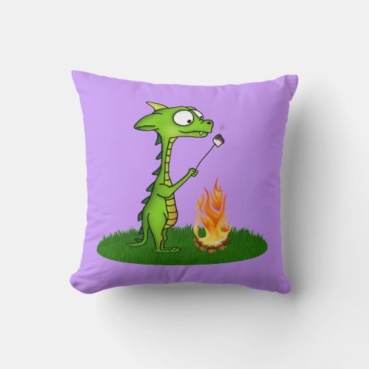 Coussin Le feu de dragon (Recto)