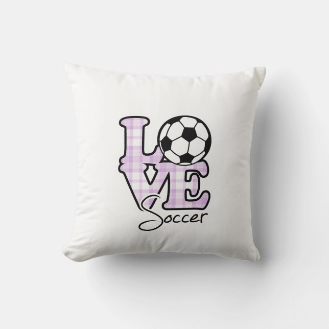 Coussin Le football d'amour (Recto)
