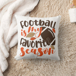 Coussin Le football est ma saison préférée