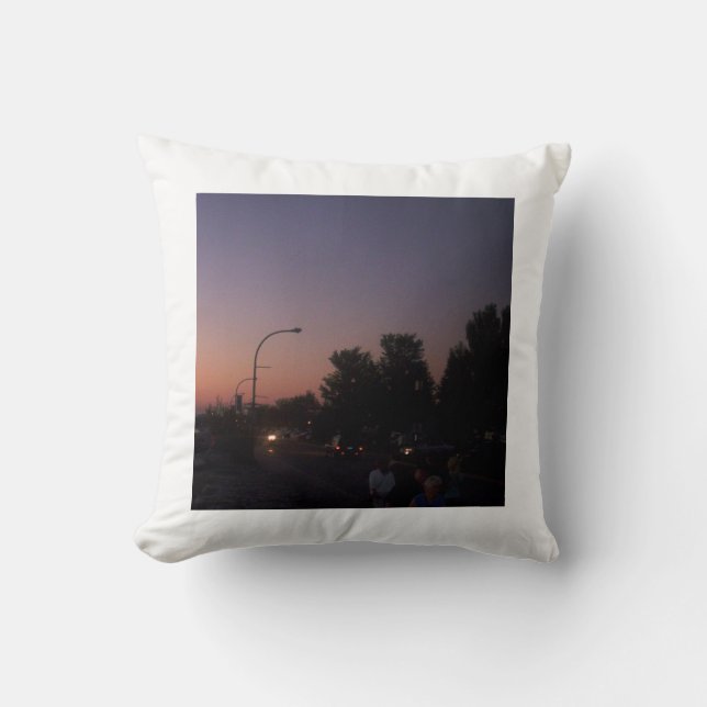 Coussin Le front de mer (Recto)