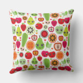 Coussin le fruit badine la pomme d'illustration (Verso)