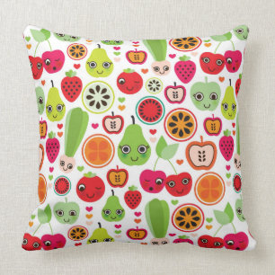 Coussin le fruit badine la pomme d'illustration