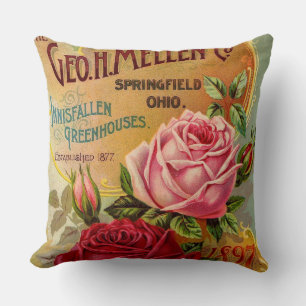 Coussin Le Geo. H. Mellen Co. Publicité en matière de serr