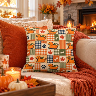 Coussin Le Goodog™ Citrouille Patchwork d'Automne