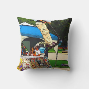 Coussin Le Grand Saut - Trick en Trottinette