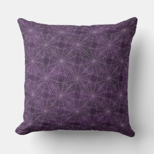 Coussin Le Grunge d'Halloween de Purple Spider Webs