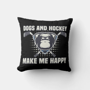 Coussin Le Hockey Me Rend Si Heureux Les Cadeaux Coach Jou